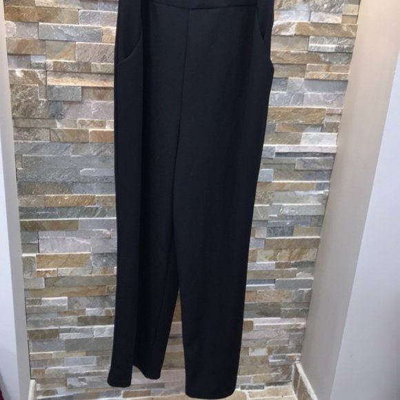 Teeze Me Trendy Plus Size Off-The-Shoulder Jumpsuit - Picture 3 of 7